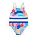 Speedo Print Blocked Bikini Set  Girls One Piece  Speedo