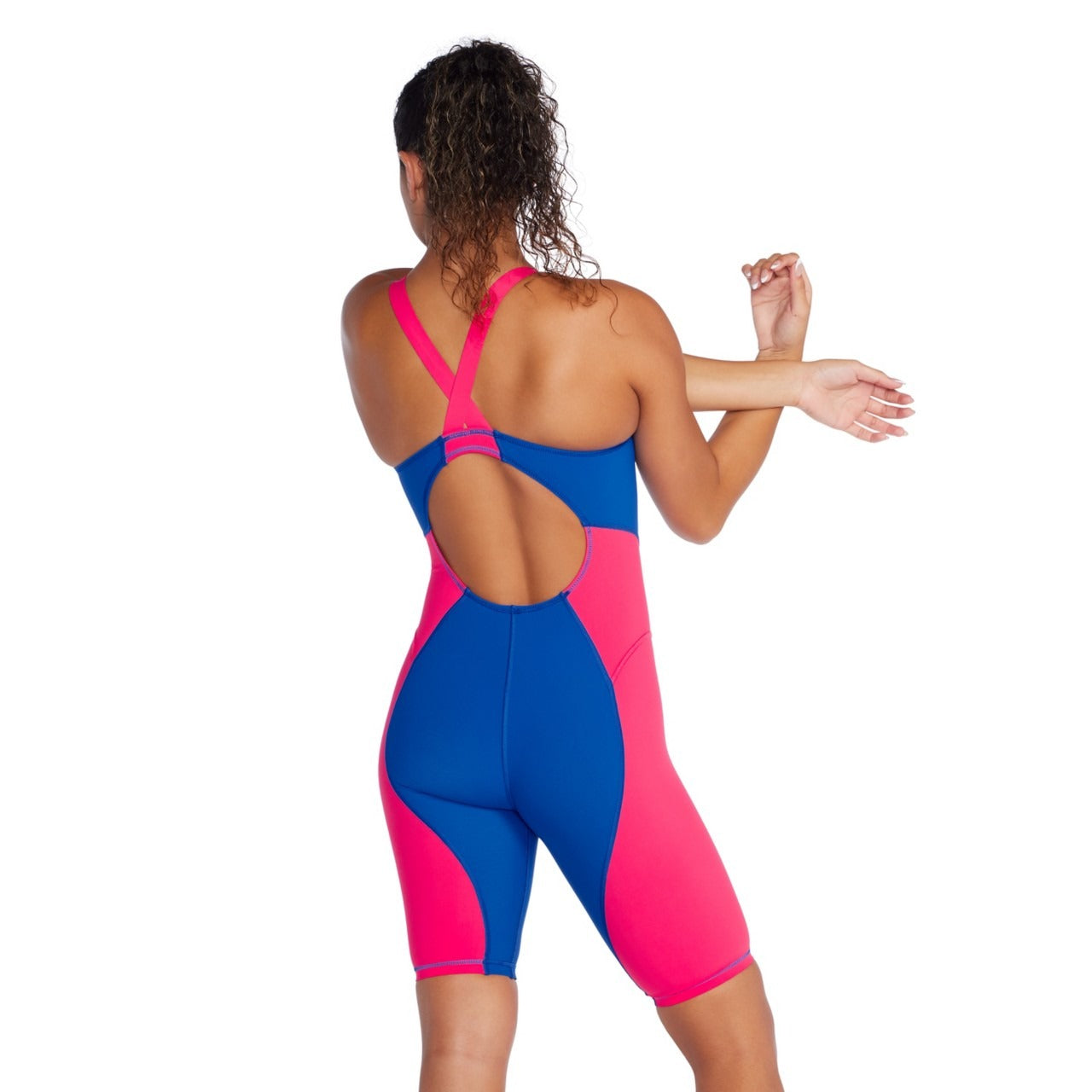 Clearance Speedo Women's Solid Vanquisher Kneeskin Tech Swimsuit  Technical Swimsuits  Speedo