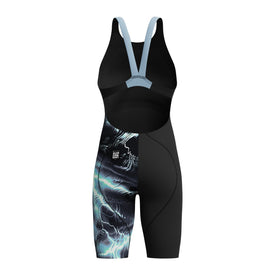 Speedo Women's LZR Pro 2.0 Printed Kneeskin Tech Suit - Electro Static