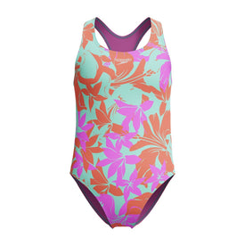 Speedo Girls Print Racerback One Piece Swimsuit  Girls One Piece  Speedo