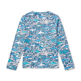 Speedo Kids L/S SHARK CHALK SWIM SHIRT  Rash Guards and Swim Shirts  Speedo