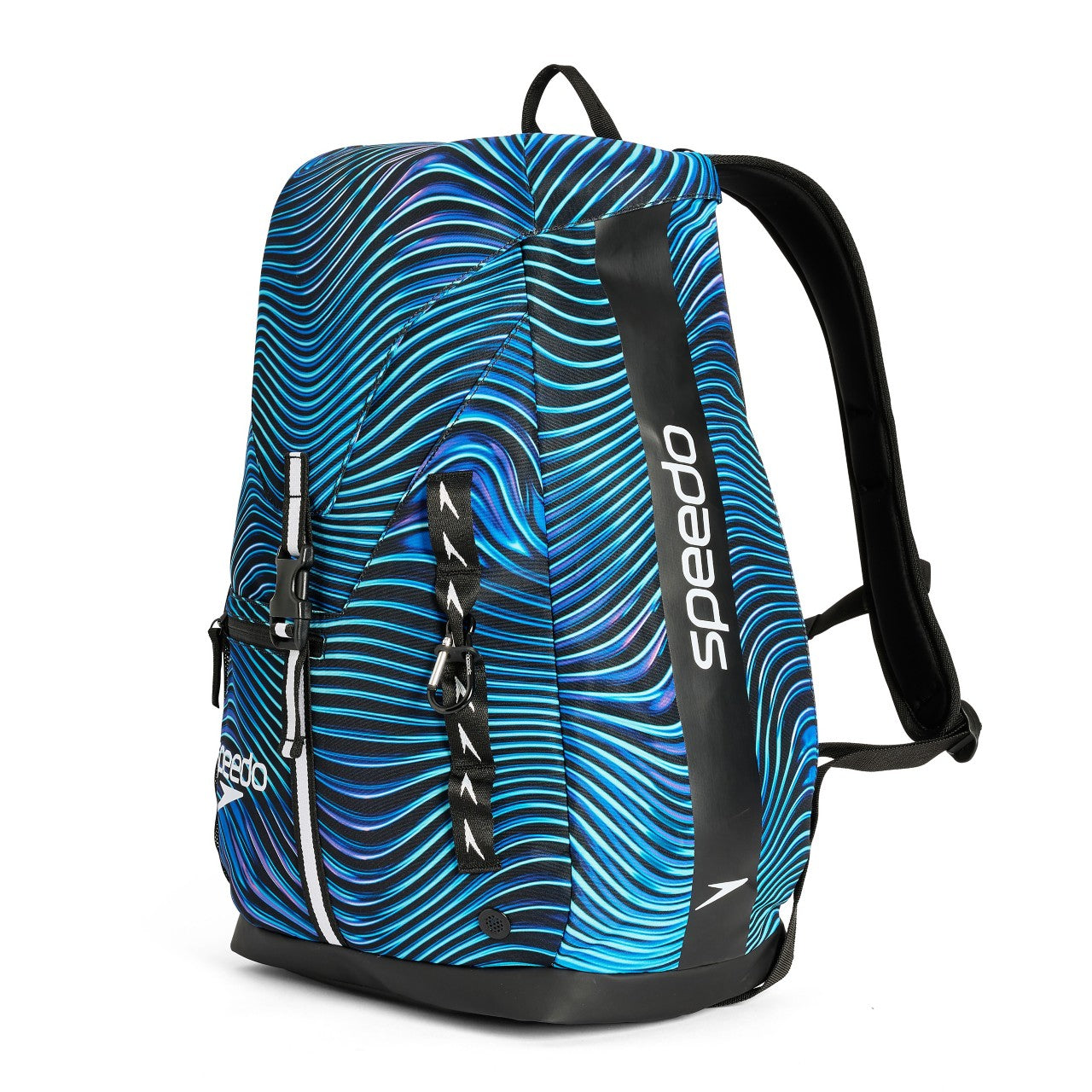 embroidered team mini speedo backpack Printed Teamster 2.0 Elsmore Swim Shop release buckle for added stability in the long haul Speedo 35L Team Printed Backpack,