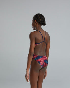 Tyr Girls' Cutoutfit Swimsuit - Starhex  One Piece Swimsuits  Tyr