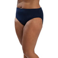 Dolfin Women's Aquashape Mid-Rise Moderate Brief  High Waist Bottom  Dolfin