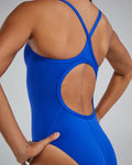 TYR Women's Durafast Elite Solid Diamondfit One Piece Swimsuit  Swim Team Prints  Tyr
