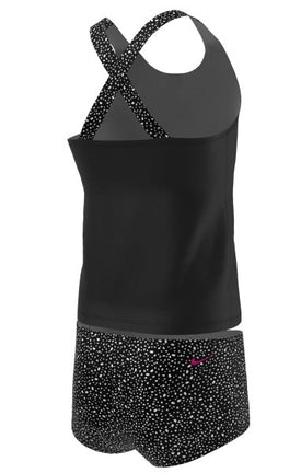 Nike Girl's Water Dots Crossback Tankini Set  Girls Tankini  Nike