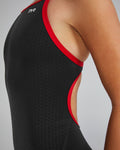 TYR Women's One Piece Swimsuit Hexa Durafast Elite Diamondfit  Team Solid  Tyr