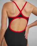TYR Women's One Piece Swimsuit Hexa Durafast Elite Diamondfit  Team Solid  Tyr