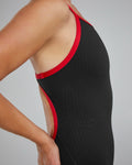 TYR Women's One Piece Swimsuit Hexa Durafast Elite Diamondfit  Team Solid  Tyr