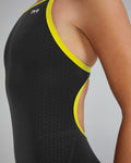 TYR Women's One Piece Swimsuit Hexa Durafast Elite Diamondfit  Team Solid  Tyr