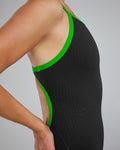 TYR Women's One Piece Swimsuit Hexa Durafast Elite Diamondfit  Team Solid  Tyr