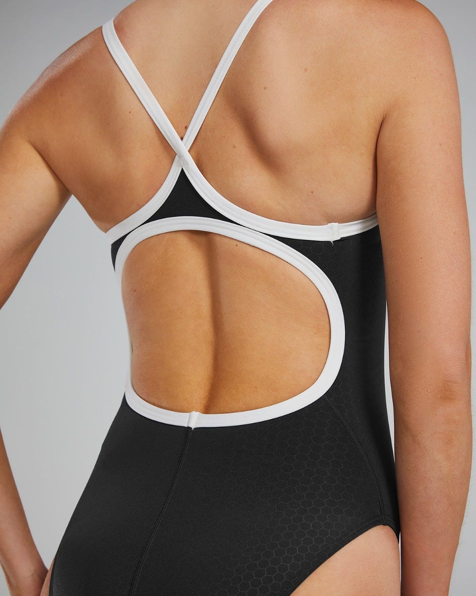 TYR Women's One Piece Swimsuit Hexa Durafast Elite Diamondfit  Team Solid  Tyr