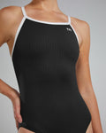 TYR Women's One Piece Swimsuit Hexa Durafast Elite Diamondfit  Team Solid  Tyr