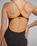 TYR Women's One Piece Swimsuit Hexa Durafast Elite Diamondfit  Team Solid  Tyr