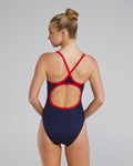 TYR Women's One Piece Swimsuit Hexa Durafast Elite Diamondfit  Team Solid  Tyr