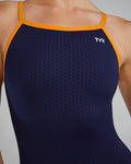 TYR Women's One Piece Swimsuit Hexa Durafast Elite Diamondfit  Team Solid  Tyr