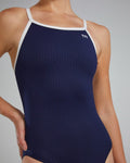 TYR Women's One Piece Swimsuit Hexa Durafast Elite Diamondfit  Team Solid  Tyr
