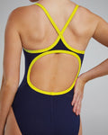 TYR Women's One Piece Swimsuit Hexa Durafast Elite Diamondfit  Team Solid  Tyr