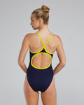 TYR Women's One Piece Swimsuit Hexa Durafast Elite Diamondfit  Team Solid  Tyr