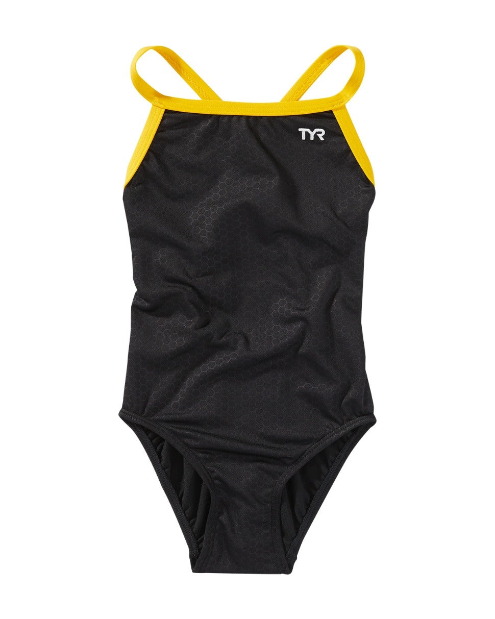 TYR Durafast Elite Girls' Diamondfit One Piece Swimsuit - Hexa  Girls One Piece  Tyr