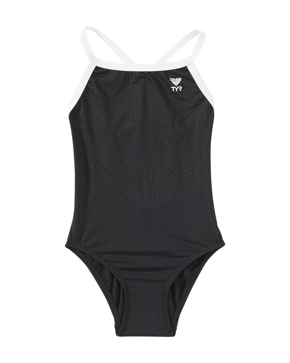 TYR Durafast Elite Girls' Diamondfit One Piece Swimsuit - Hexa  Girls One Piece  Tyr