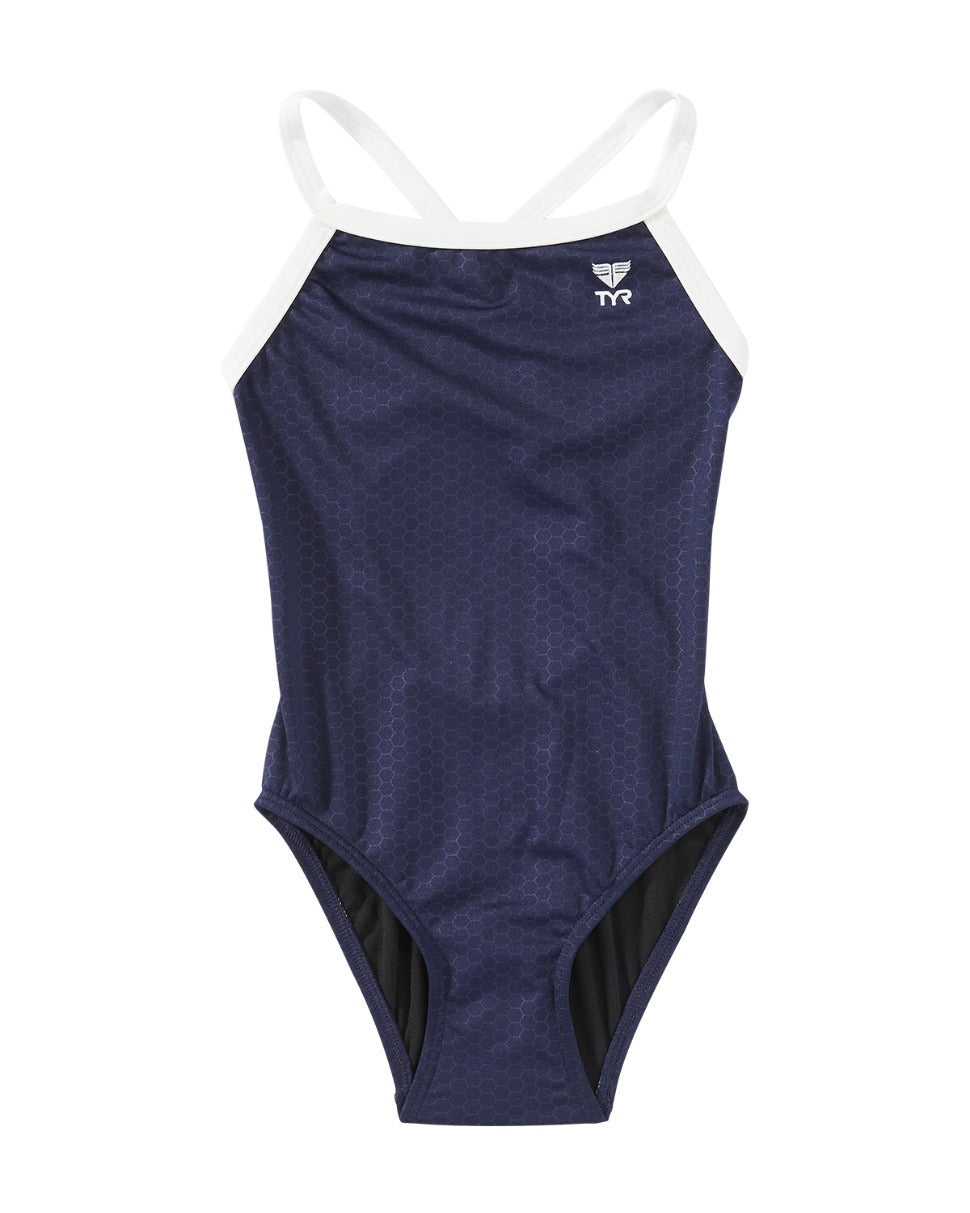 TYR Durafast Elite Girls' Diamondfit One Piece Swimsuit - Hexa  Girls One Piece  Tyr