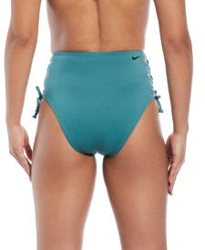 Nike Women Lace Up High Waist Cheeky Bottom  Bikini Bottom  Nike