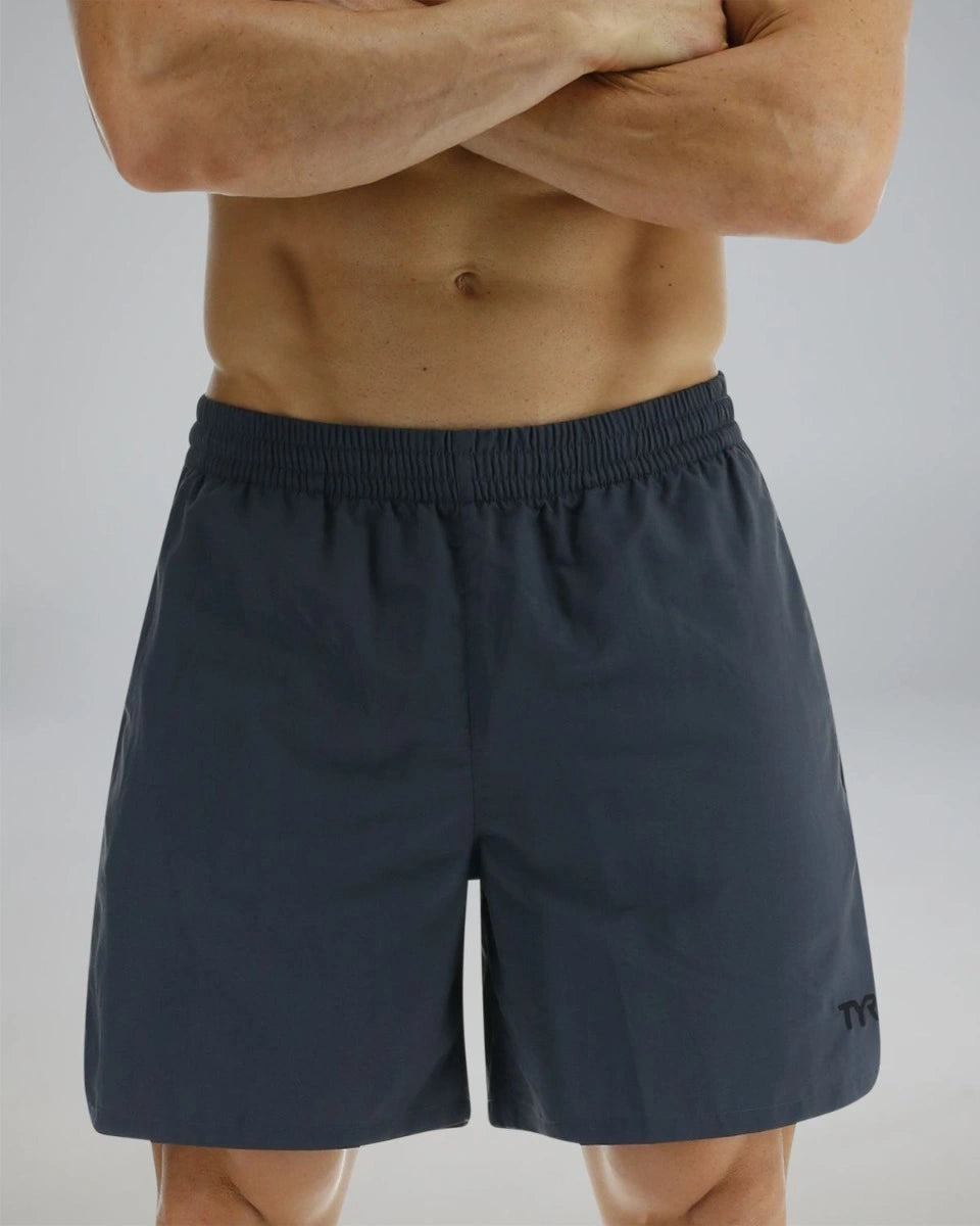 TYR Men's Deck-X Swim Short - Solid  Boardshorts  Tyr