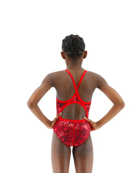 TYR Girls' Nebulous Diamondfit Swimsuit  Girls One Piece  Tyr