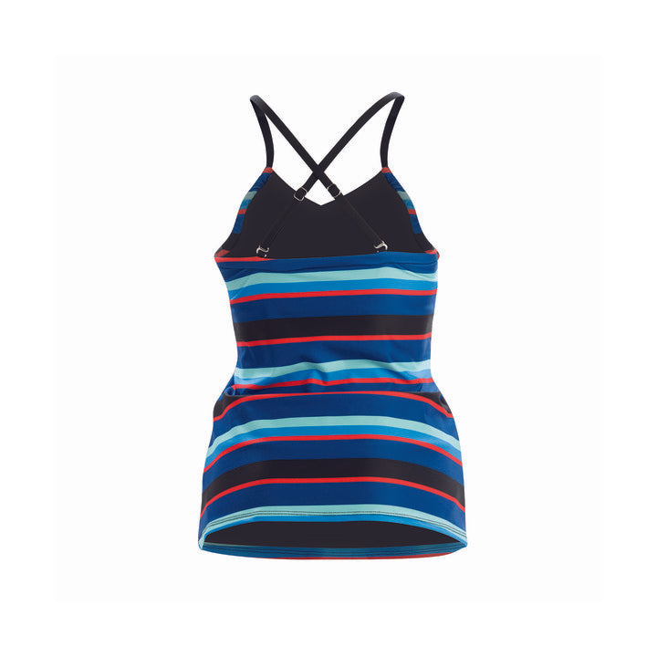 Dolfin Aquashape Blue Multi Stripe Tankini Top  Women's Tankini Top  Dolfin