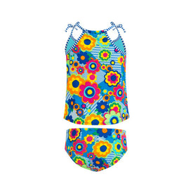 Dolfin Toddler Girl's Tankini FLOWER POWER  Girls Tankini  Dolfin