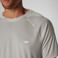 Speedo Men’s Swim Shirt Easy Short Sleeve Rash Guard  Short Sleeve Rash Guard  Speedo