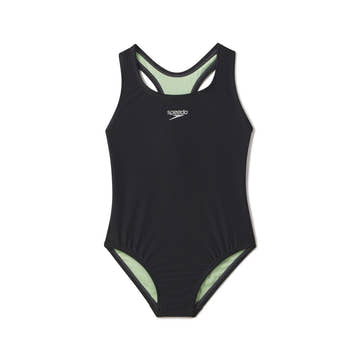 Speedo Girls’ Solid Racerback One Piece Swimsuit  Girls One Piece  Speedo