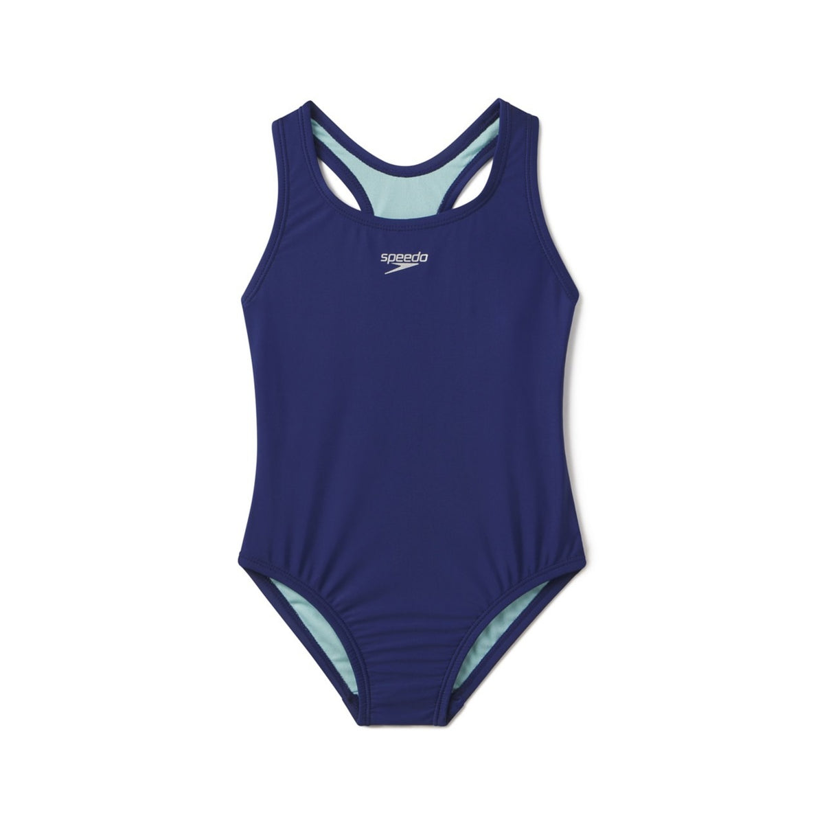 Speedo Girls’ Solid Racerback One Piece Swimsuit  Girls One Piece  Speedo