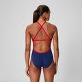 Speedo Women’s Endurance Spark Splice Crossback One Piece Swimsuit  One Piece Swimsuits  Speedo