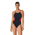 Speedo Women’s Endurance Spark Splice Crossback One Piece Swimsuit  One Piece Swimsuits  Speedo