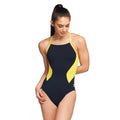 Speedo Women’s Endurance Spark Splice Crossback One Piece Swimsuit  One Piece Swimsuits  Speedo