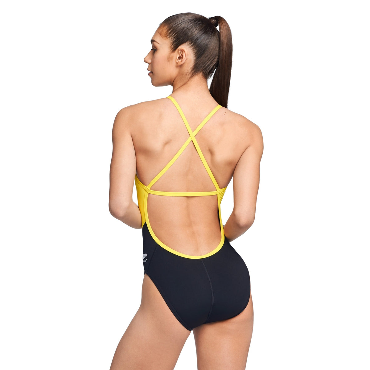 Speedo Women’s Endurance Spark Splice Crossback One Piece Swimsuit  One Piece Swimsuits  Speedo