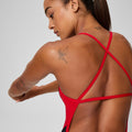 Speedo Women’s Endurance Spark Splice Crossback One Piece Swimsuit  One Piece Swimsuits  Speedo
