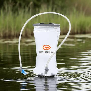 Orange Mud HydraPak Hydration Bladder, 3L Elite Shape Shift with Quick Disconnect and Blaster Valve  Hydration Bladder  Orange Mud