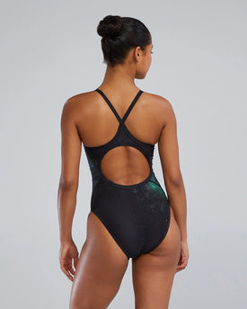 Tyr Women's Diamondfit Durafast Elite - Starborne  Swim Team Prints  Tyr