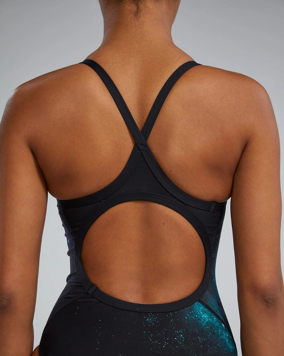 Tyr Women's Diamondfit Durafast Elite - Starborne  Swim Team Prints  Tyr