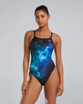 Tyr Women's Diamondfit Durafast Elite - Starborne  Swim Team Prints  Tyr