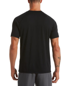 Nike Mens Mashup Short Sleeve Rash Guard Hydroguard  Short Sleeve Rash Guard  Nike