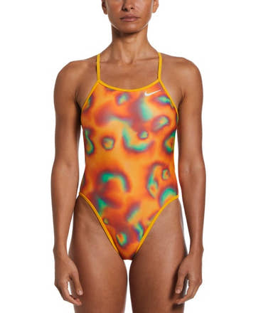 Nike Reversible Tie Back One Piece  One Piece Swimsuits  Nike