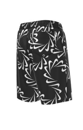 Nike Boy's Swoosh Line Lap 7in Volley Short  Boys Boardshorts  Nike