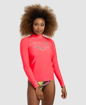 Arena Women Arena Rash Vest Long Sleeve Graphic  Long Sleeve Rash Guard  Arena