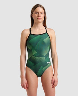 Arena Women's Halftone Lightdrop Back One Piece Swimsuit  Fall/Winter 2024 Team Prints  Arena