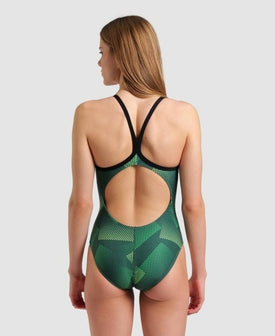 Arena Women's Halftone Lightdrop Back One Piece Swimsuit  Fall/Winter 2024 Team Prints  Arena