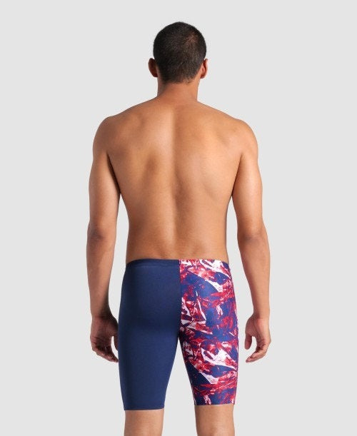 Arena Men's Team Crackle Swim Jammer F  Swim Team Prints  Arena
